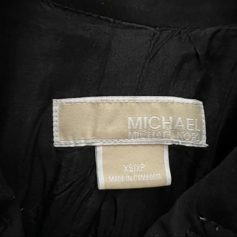 Michael Kors Black Cape Jacket Size XS